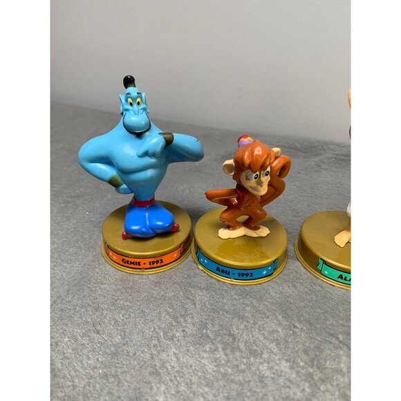 Vintage McDonalds 2002 Disney Aladdin Figure Set Featuring Genie Abu Aladdin Jas - Picture 8 of 16